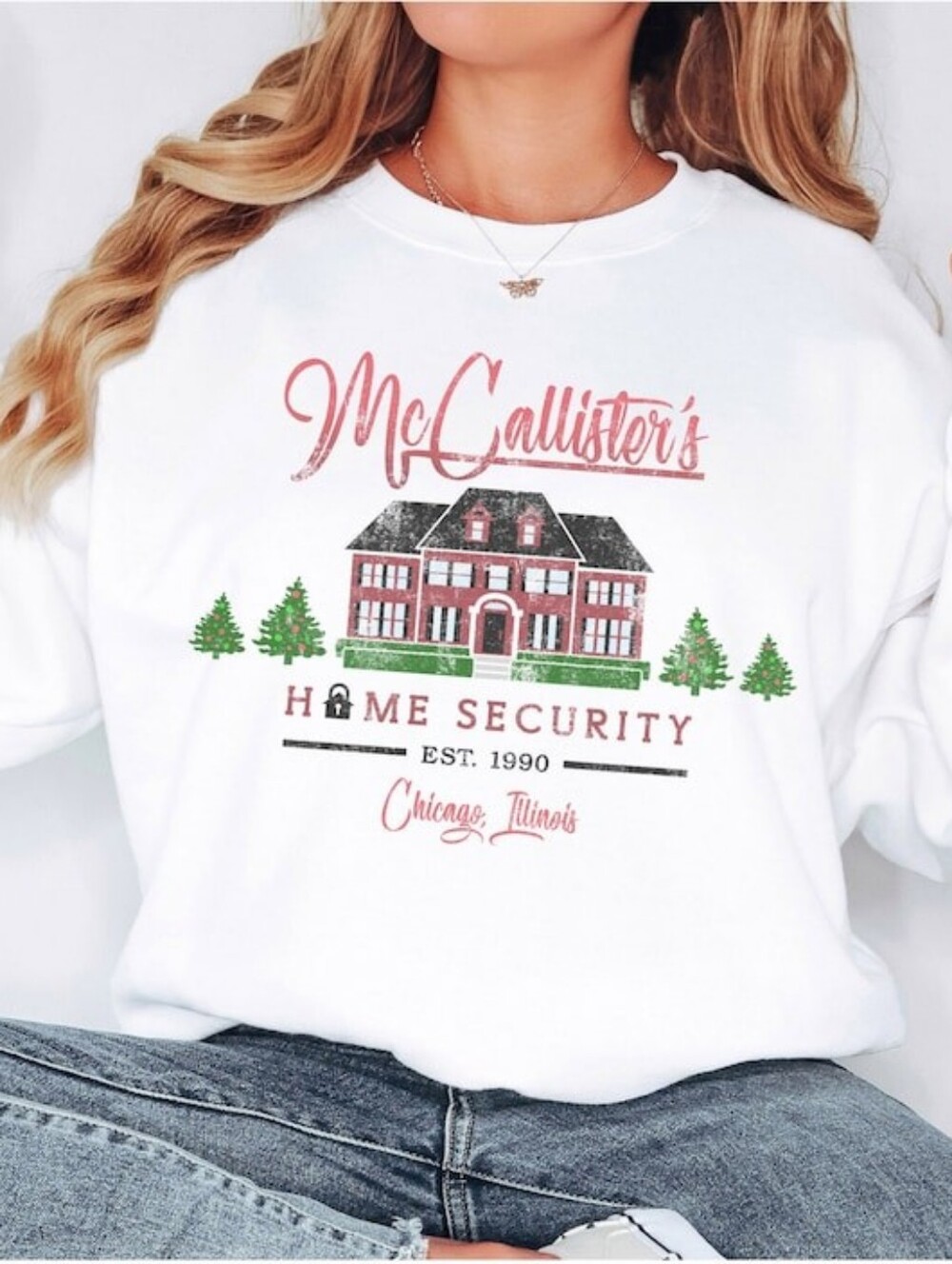 McAllister Home Security Christmas Sweatshirt